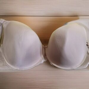 Torrid Perfect T Boost Bra Beige Padded‎ Underwire Size 44F